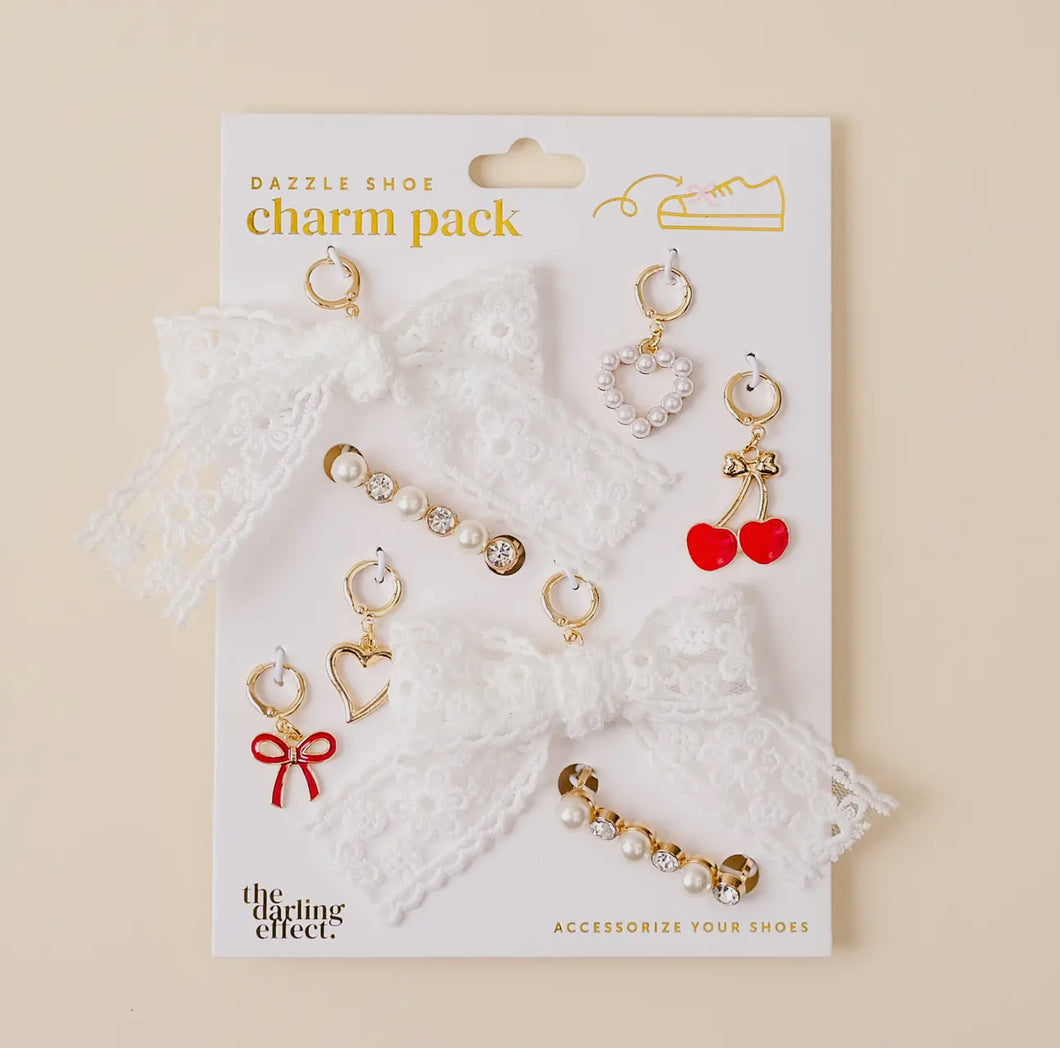 Cherry Twist Shoe Charms