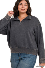 Load image into Gallery viewer, Plus Ash Black Pullover
