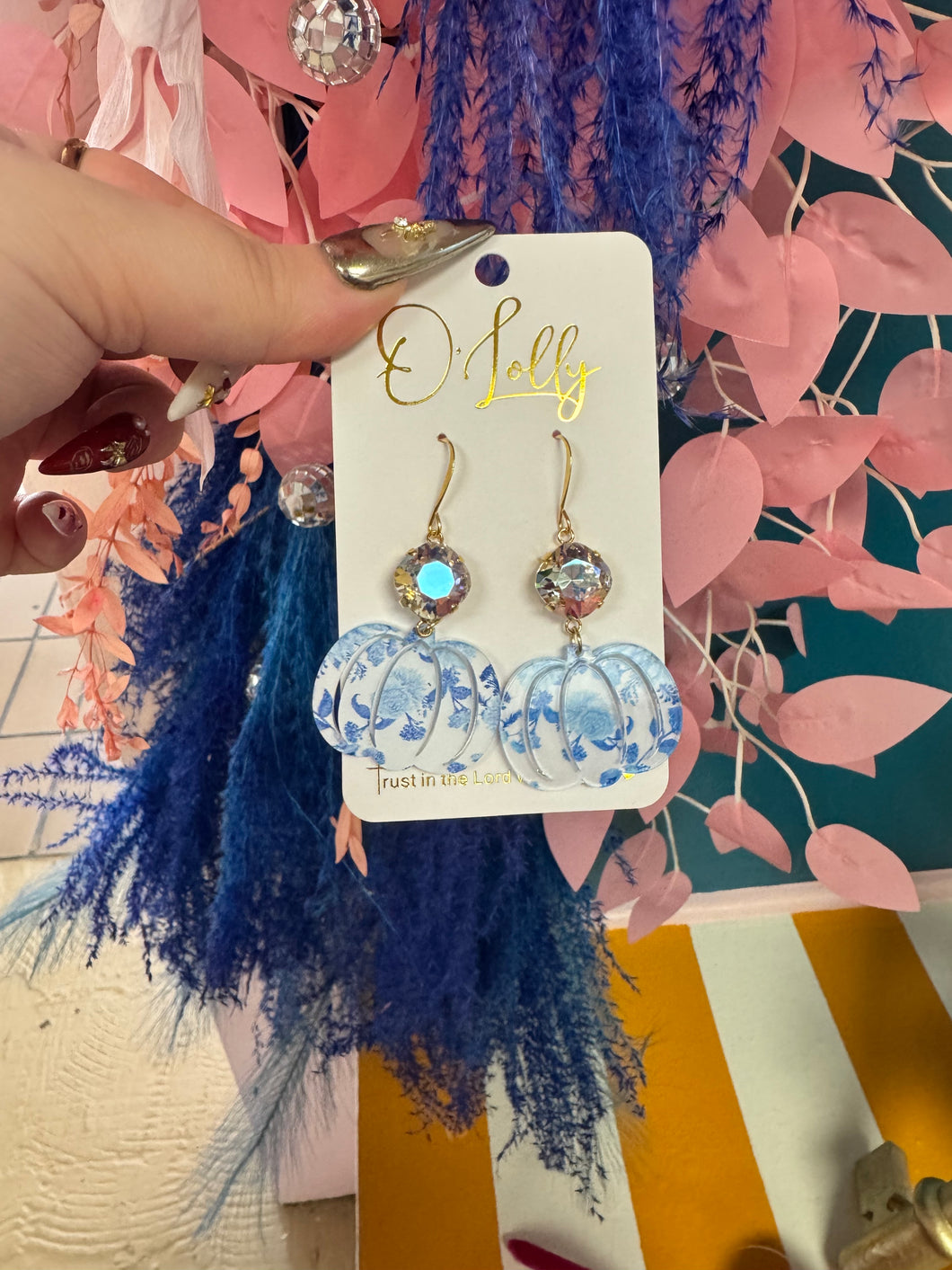 Classy Pumpkin Earrings