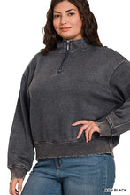 Load image into Gallery viewer, Plus Ash Black Pullover
