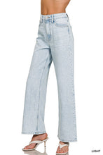 Load image into Gallery viewer, High Waist Wide Leg Straight Jeans
