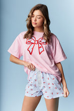 Load image into Gallery viewer, Cherry Bow Appliqué Tee
