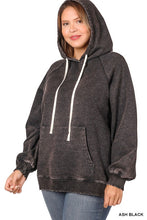 Load image into Gallery viewer, Plus Ash Black Hoodie
