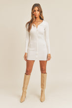 Load image into Gallery viewer, White Christmas Sweater Dress
