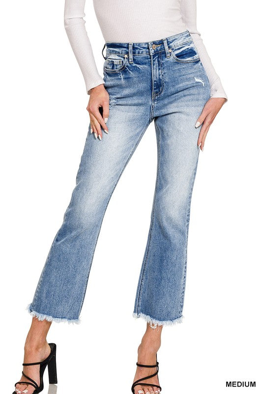 Cropped Denim Jeans