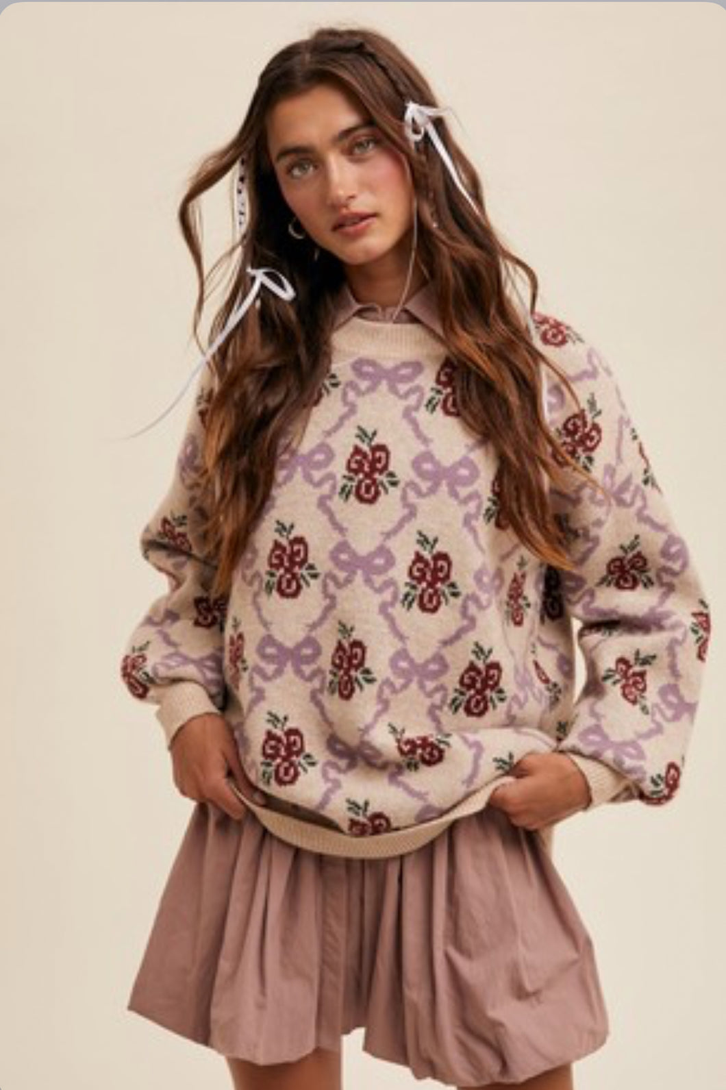 Little Bow Peep Sweater
