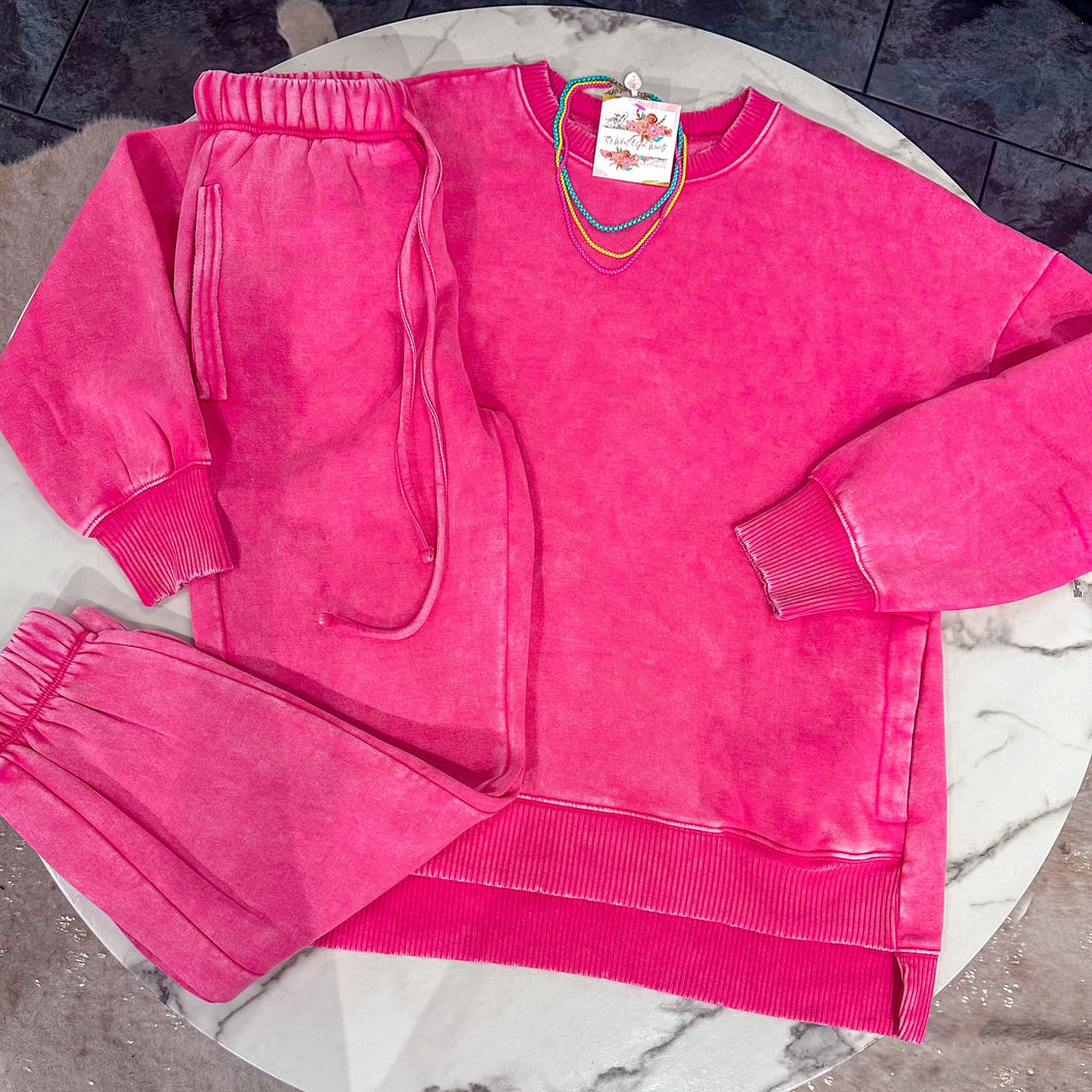 Kylie Pitts Hot Pink Joggers