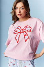 Load image into Gallery viewer, Cherry Bow Appliqué Tee
