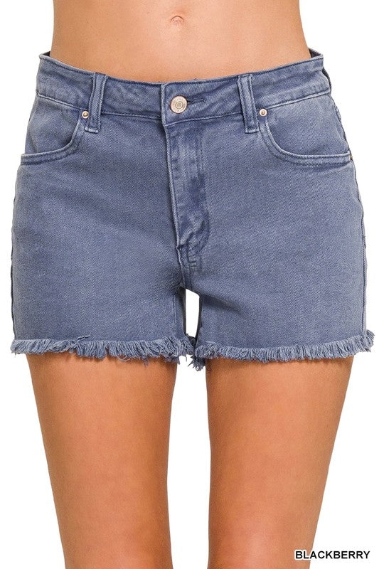 Lazy Lake Day Denim Shorts