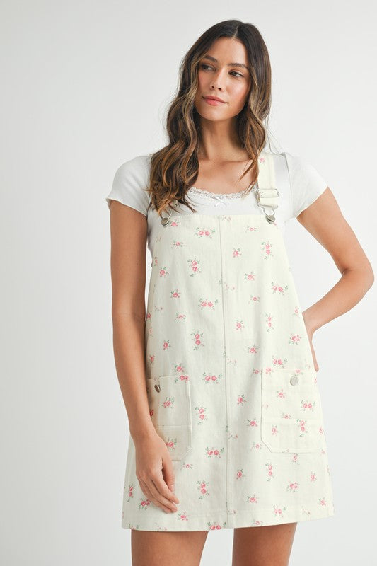 Ditzy Day Overall Dress