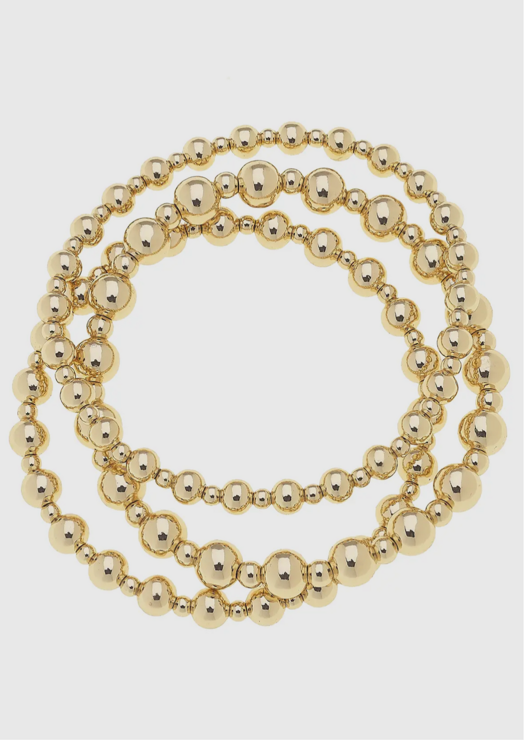 Emory Ball Bead Stretch Bracelet Set