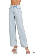 Load image into Gallery viewer, High Waist Wide Leg Straight Jeans
