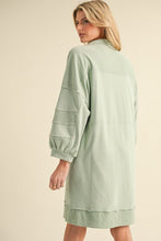 Load image into Gallery viewer, Sage Bow Comfy Dress
