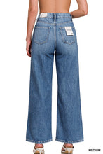 Load image into Gallery viewer, High Waist Wide Leg Straight Jeans
