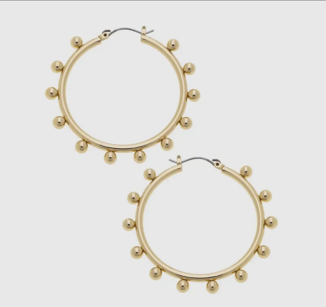 Katie Ball Beaded Hoops