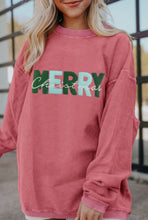 Load image into Gallery viewer, Merry Christmas Corded Top
