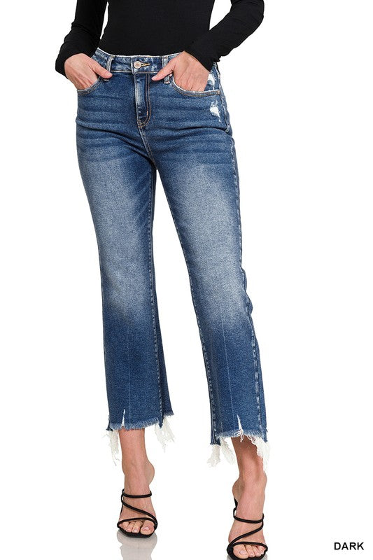 Kick Crop Flare Jeans