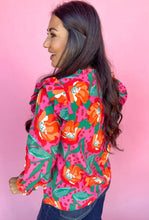 Load image into Gallery viewer, Plus Leopard Rose Top
