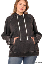 Load image into Gallery viewer, Plus Ash Black Hoodie
