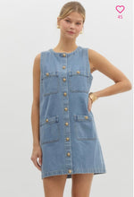 Load image into Gallery viewer, Classy Denim Dress
