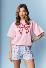 Load image into Gallery viewer, Cherry Bow Appliqué Tee

