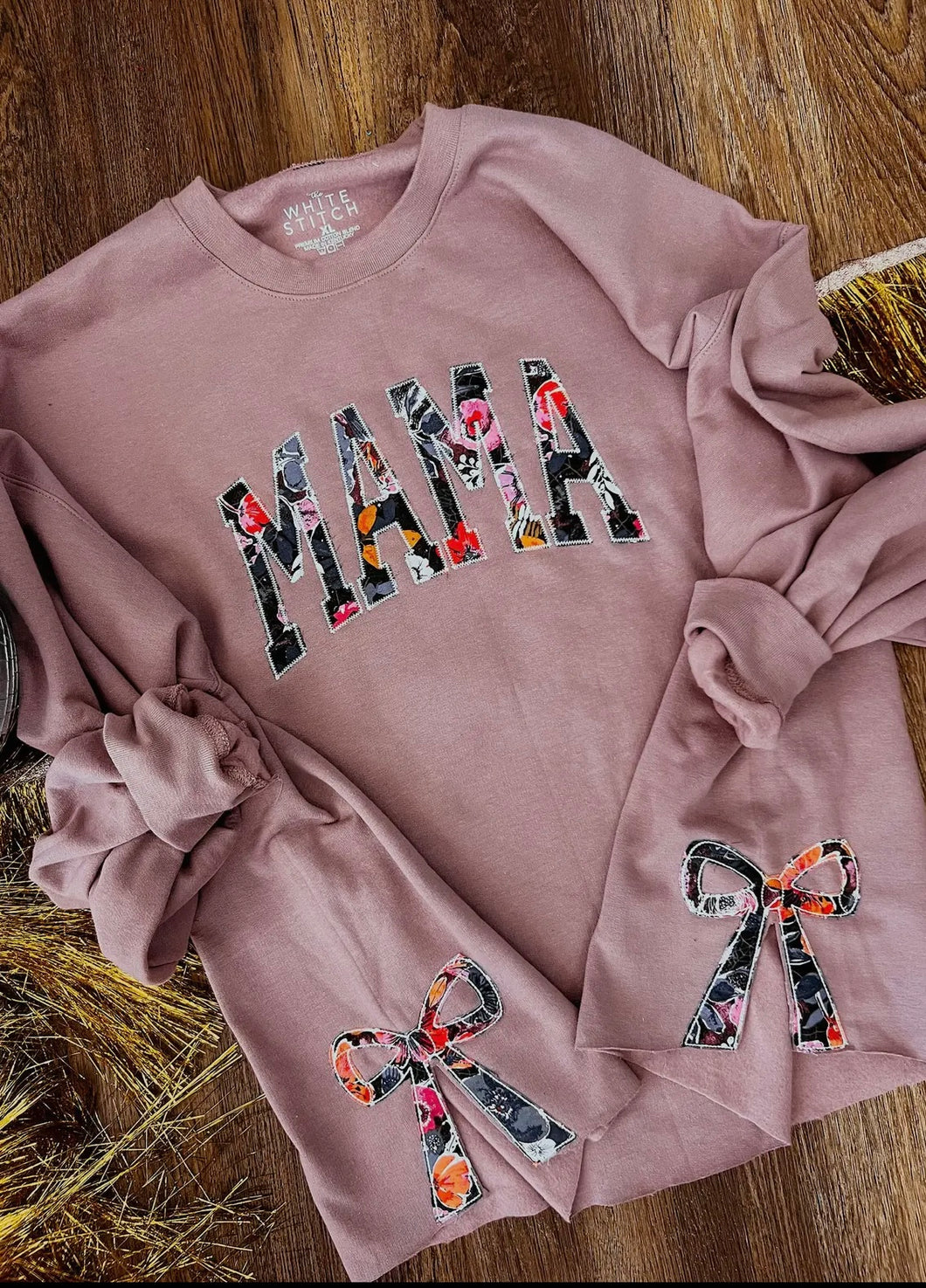 Floral Bow Mama Sweatshirt