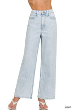 Load image into Gallery viewer, High Waist Wide Leg Straight Jeans
