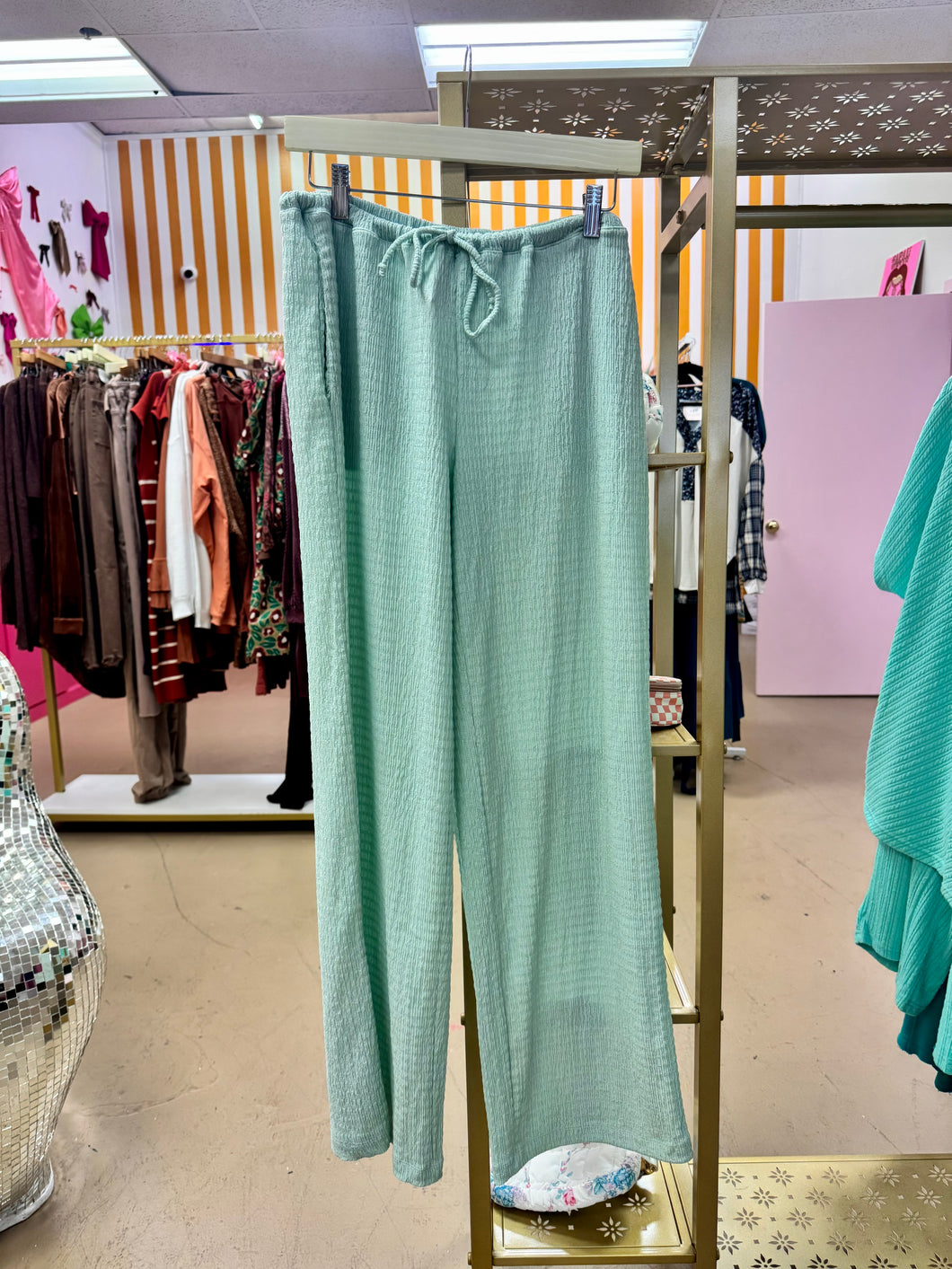 Autumn Sky Linen Pants