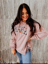 Load image into Gallery viewer, Floral Bow Mama Sweatshirt
