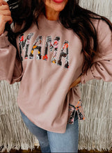 Load image into Gallery viewer, Floral Bow Mama Sweatshirt
