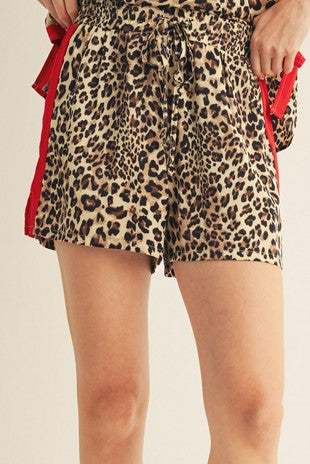 Lizzy Leopard Shorts
