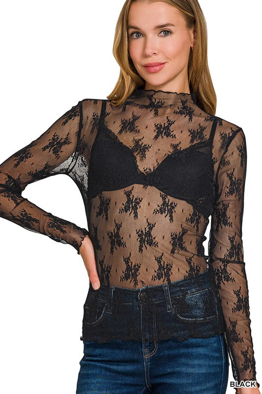Autumn Sheer Top