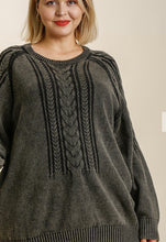 Load image into Gallery viewer, ( Plus) Braided Beauty Sweater
